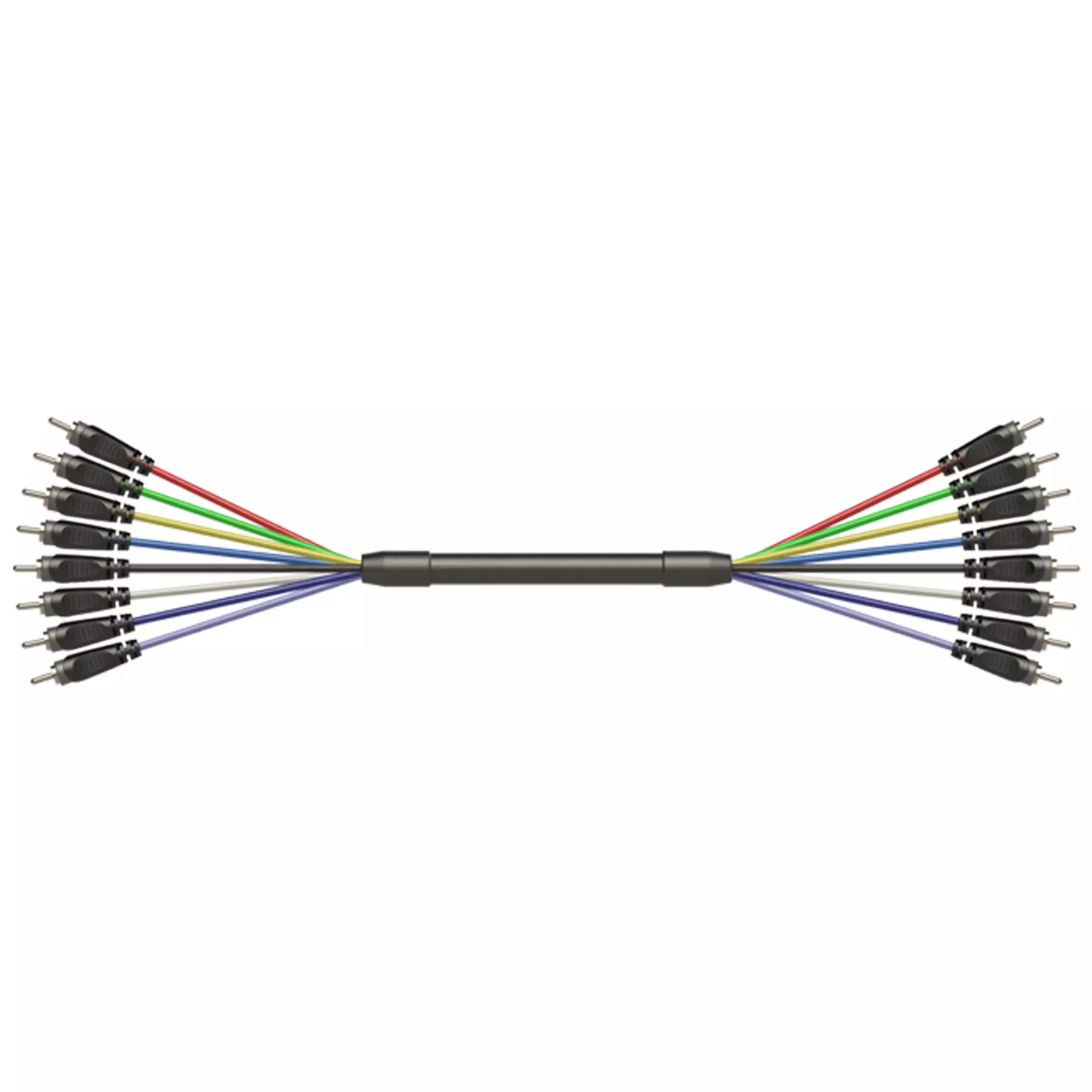 MUC009L6_1-1 Roxtone - 6M Signal Lead 8 Rca M – 8 Rca M - Image 1