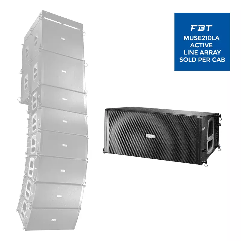 MUSE210LA-ACTIVE-LINE-ARRAY Fbt - MUSE210LA Active Line Array 2X10IN 600W + 300W Rms - Image 1