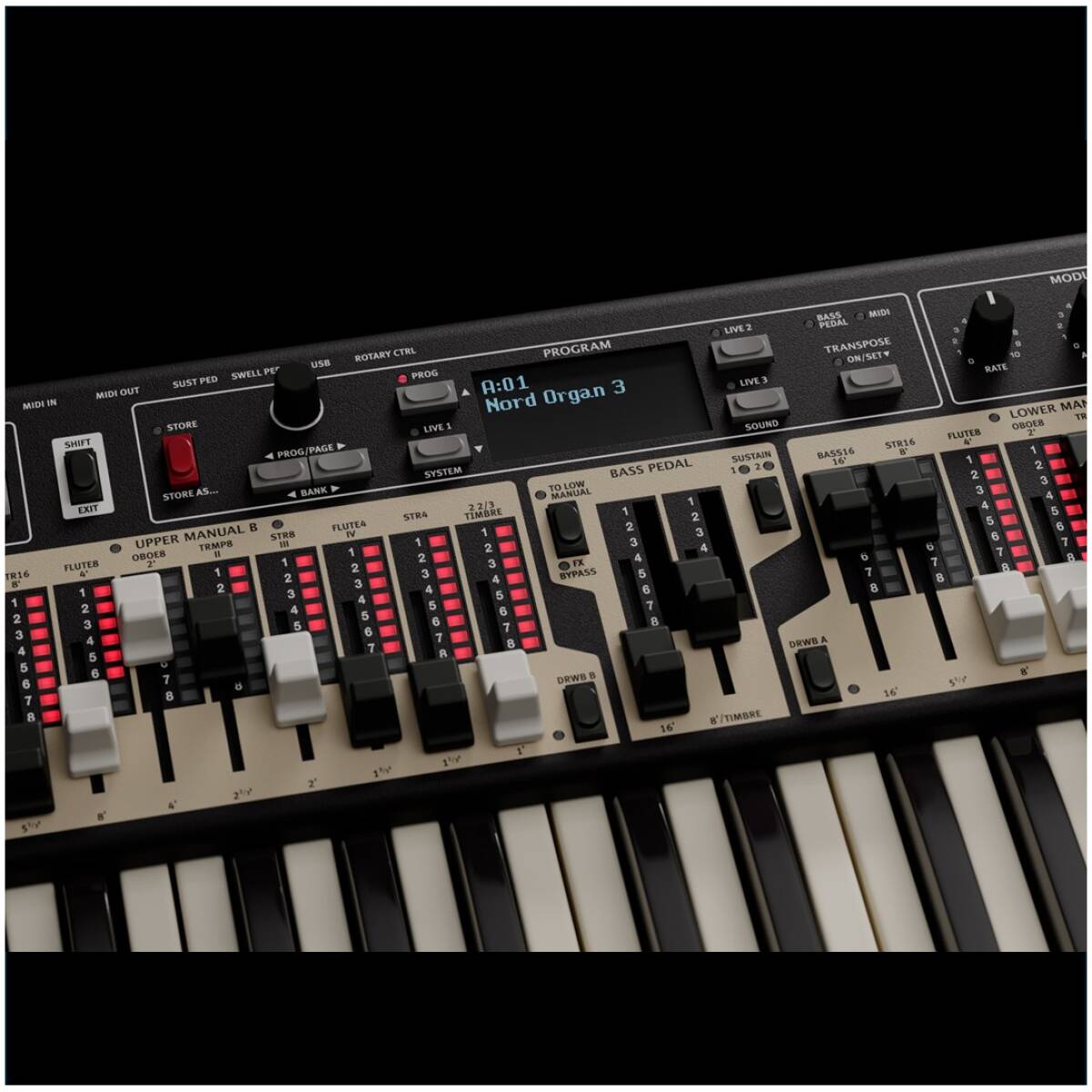 NORD ORGAN 3 2x61 Key Combo Organ - Image 4