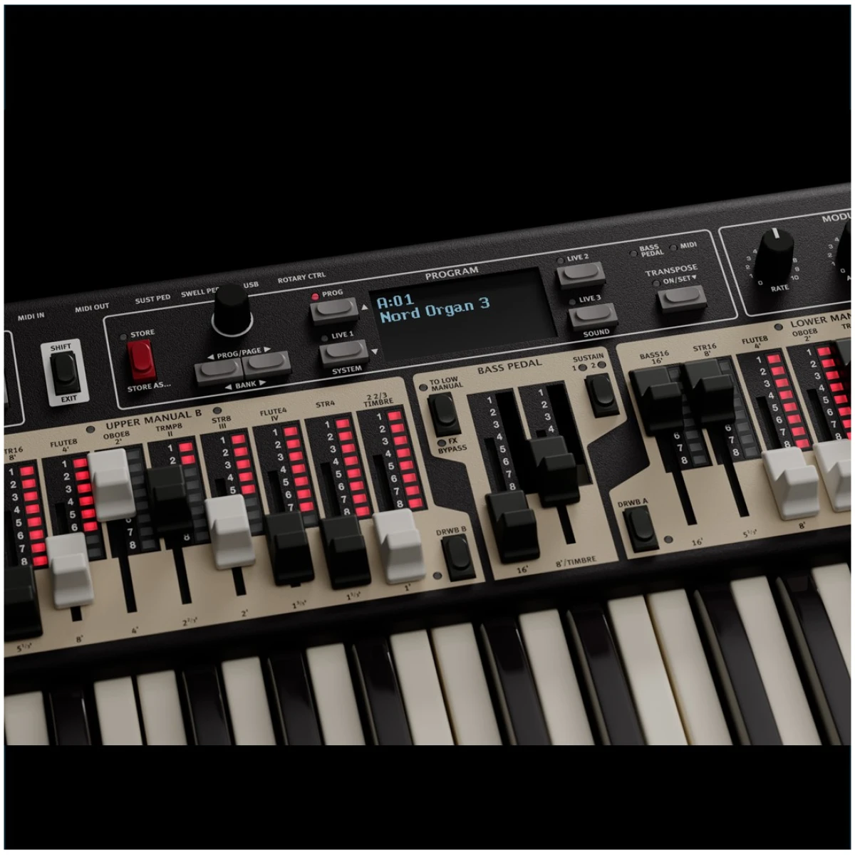 NORD ORGAN 3 2x61 Key Combo Organ - Image 4