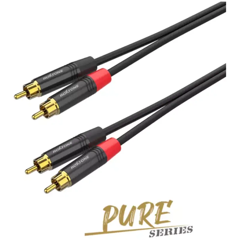 Roxtone - Pure Series Signal Lead 2 Rca M – 2 Rca M 2M