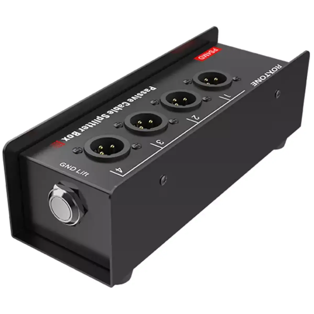 Roxtone - Cat Snake Splitter Box, 4 Channel Xlr Male To Ethercon Network Cable - Image 2