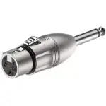 Roxtone Adaptor 6.3MM Mono Male To Xlr Female