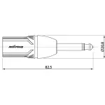 Roxtone Adaptor Xlr Male To 6.3MM Mono Male - Image 3
