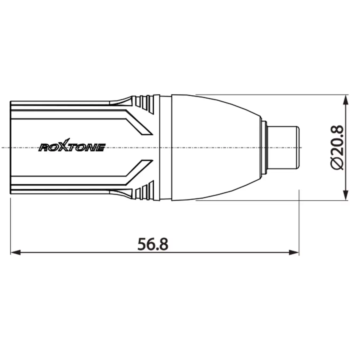 Roxtone Adaptor Xlr Male To Rca Female - Image 3