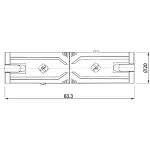 Roxtone Adaptor 6.3MM Mono Female To 6.3MM Mono Female With Lock - Image 3