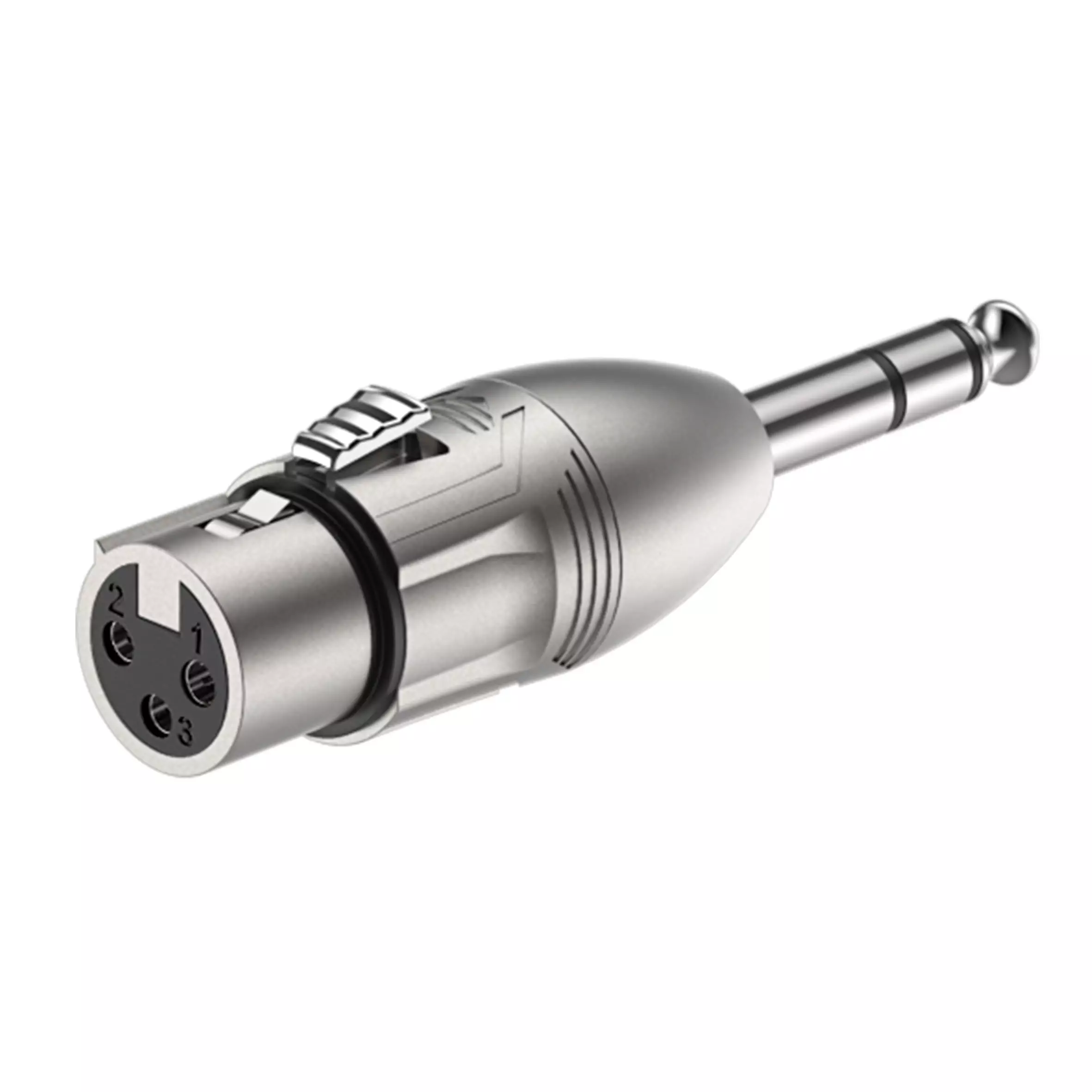 RA3XFJM_1 Roxtone Adaptor 6.3MM Stereo Male To Xlr Female - Image 1