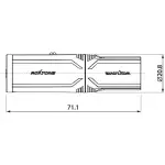 Roxtone Adaptor Xlr Male To 6.3MM Stereo Female With Lock - Image 3