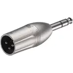 Roxtone Adaptor Xlr Male To 6.3MM Stereo Male