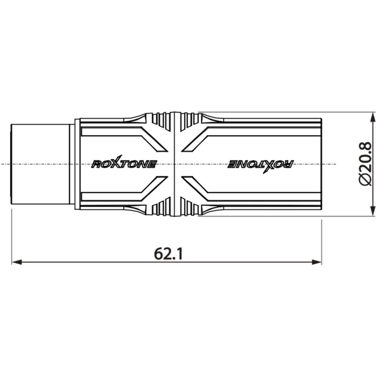 Roxtone Adaptor 3 - Pin Xlr Male To 5 - Pin Xlr Female - Image 3