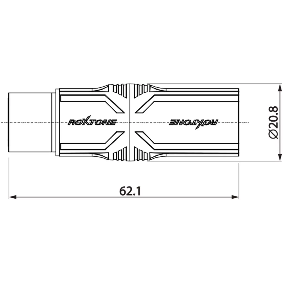 Roxtone Adaptor 5 - Pin Xlr Male To 3 - Pin Xlr Female - Image 3