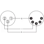 Roxtone Adaptor 5 - Pin Xlr Male To 3 - Pin Xlr Female - Image 4
