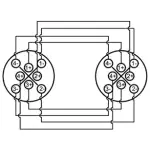 Roxtone Adaptor Speakon Female To Speakon Female 8 Pole - Image 3