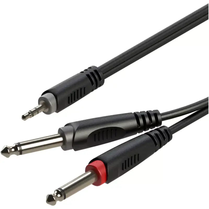 Roxtone - 2M Signal Lead 3.5 M St – 2X 6.3 M