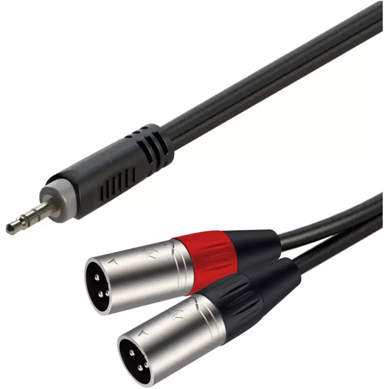 Roxtone - 3M Signal Lead 3.5 M St – 2 Xlr M