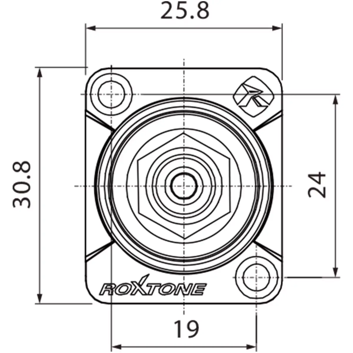 Roxtone Connector Rca Chassis Mount Female - Image 4