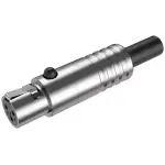 Roxtone Connector Mini Xlr Inline Female 3 Pin