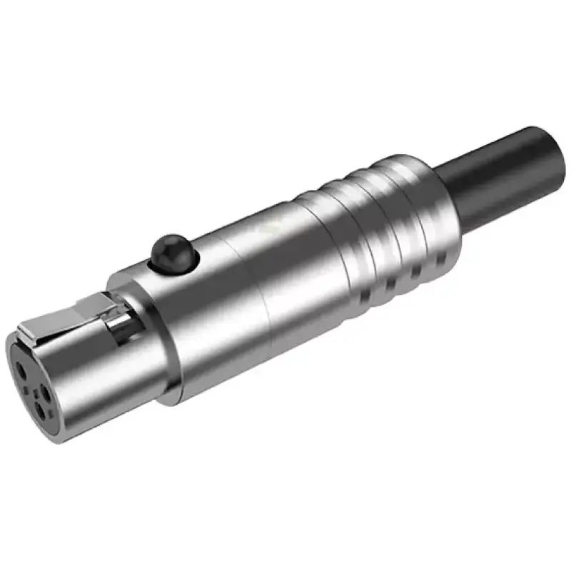 Roxtone Connector Mini Xlr Inline Female 3 Pin