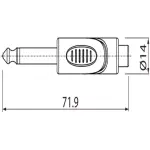 Roxtone Adaptor 6.3MM Mono Male To Rca Female - Image 2