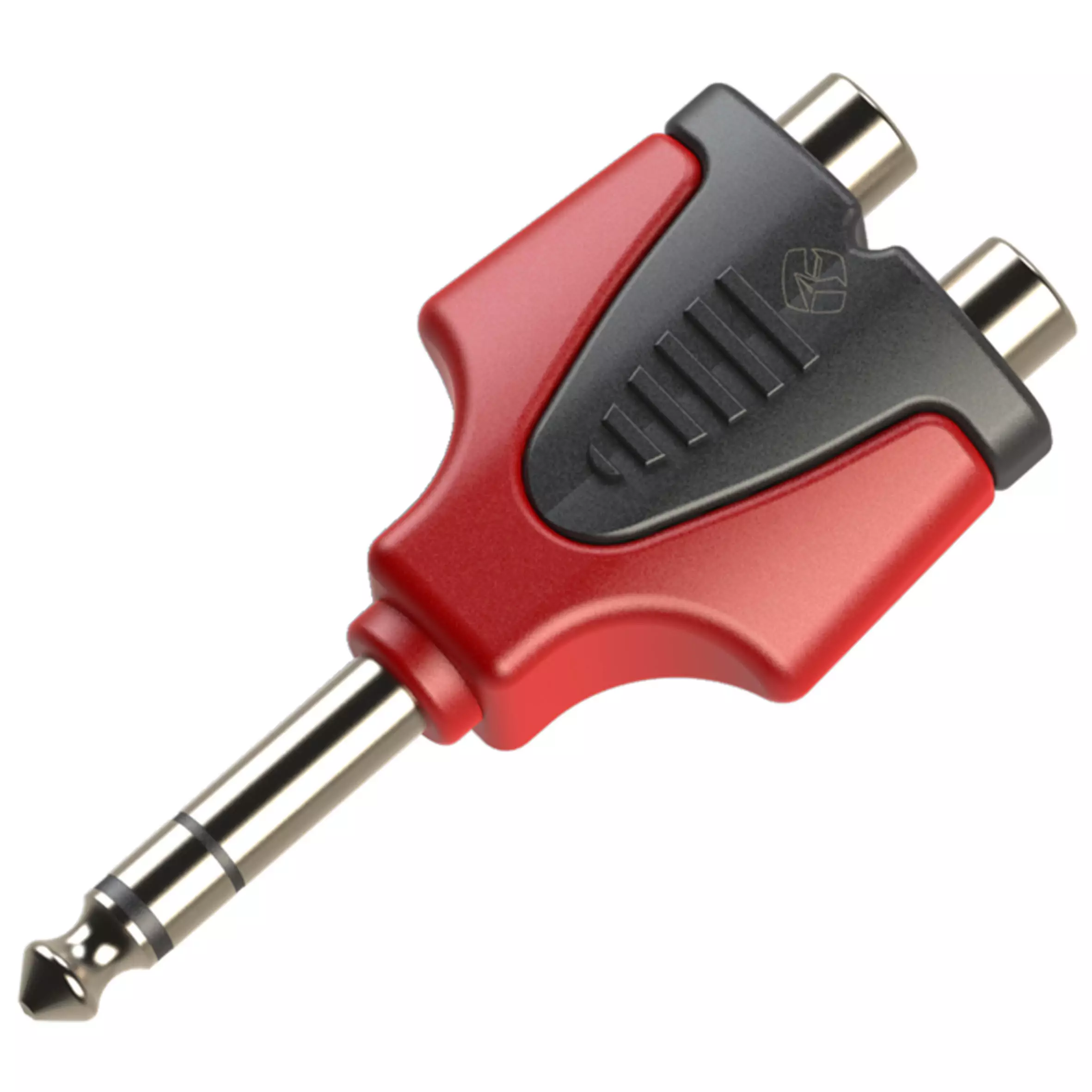 RPAN330_1 Roxtone Adaptor 6.3MM Stereo Male To 2X Rca Female - Image 1