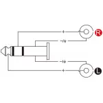 Roxtone Adaptor 6.3MM Stereo Male To 2X Rca Female - Image 3
