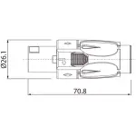 Roxtone Connector Speakon Inline 4 Pin - Image 2
