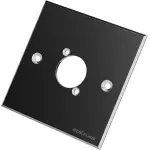 Roxtone - Single Black Blank Wallplate