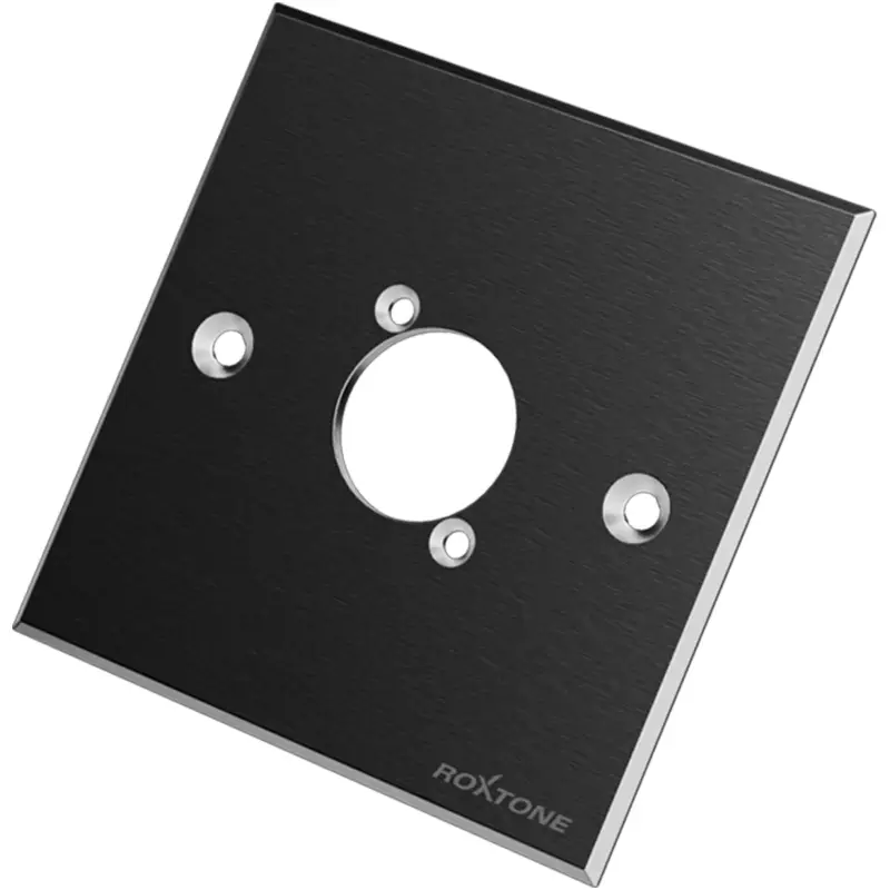 Roxtone - Single Black Blank Wallplate