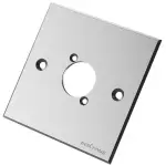 Roxtone - Single Silver Blank Wallplate
