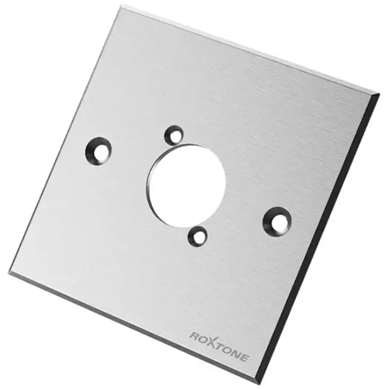 Roxtone - Single Silver Blank Wallplate