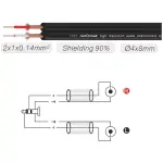 Roxtone - Smart Series Signal Lead 3.5 M St – 2RCA M 2M - Image 2