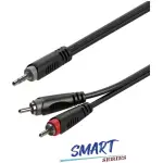 Roxtone - Smart Series Signal Lead 3.5 M St – 2RCA M 3M