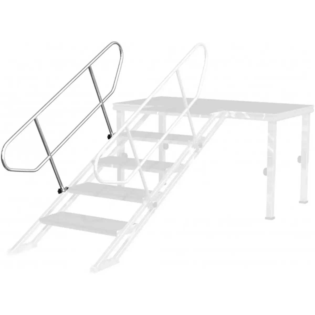 Alustage Aluminium Handrail For Sps Stairs - Image 2