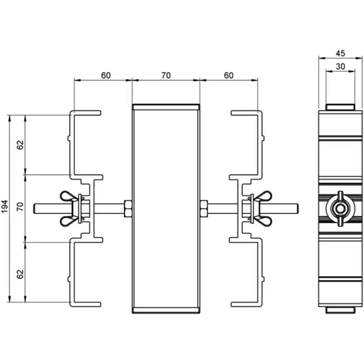 Alustage 4 - Way Leg Clamp - Image 2