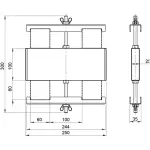 Alustage 4 - Way Leg Clamp For Sca - 07 - Image 2