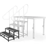 Alustage Fixed Stage Stairs 200MM - 400MM