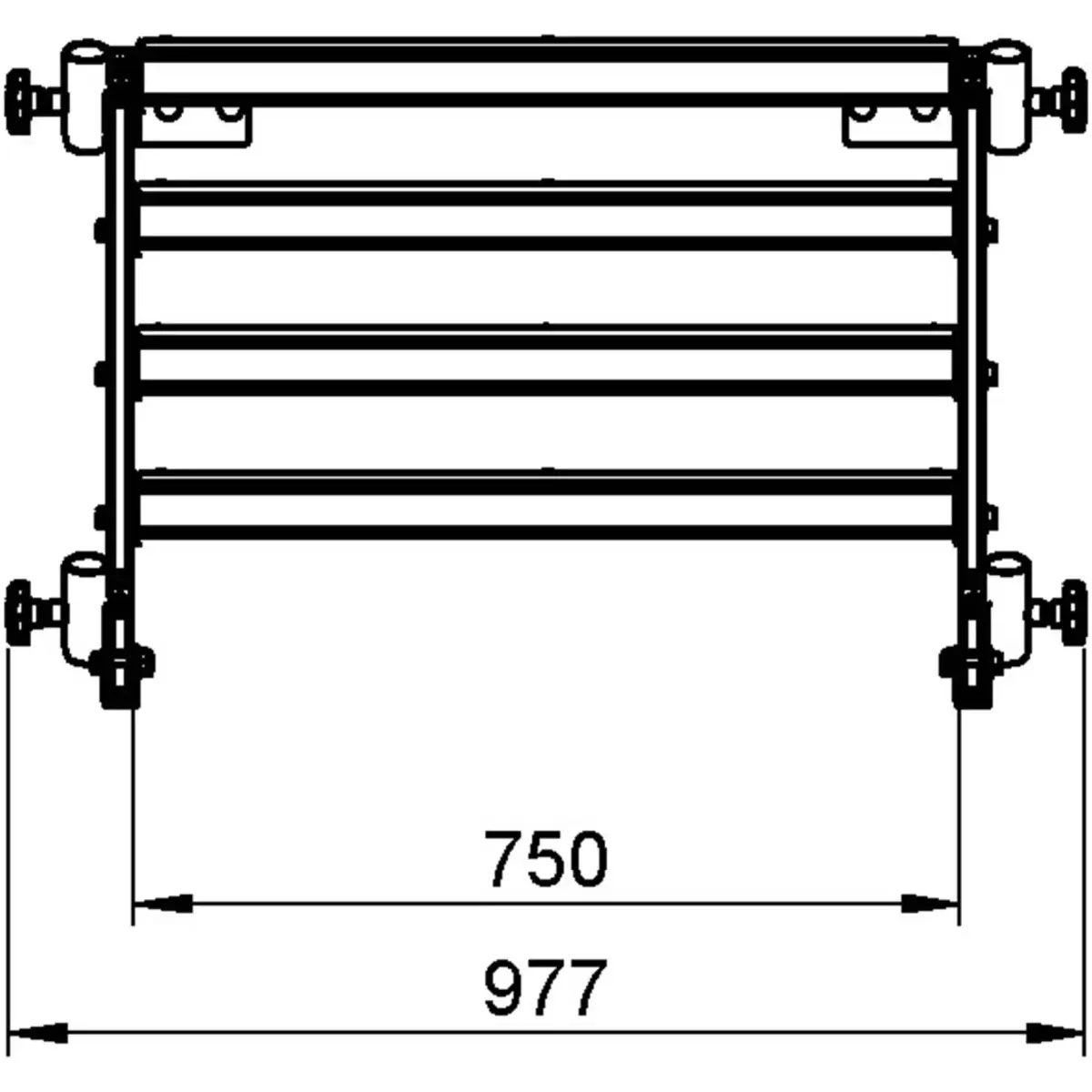 Alustage Adjustable Stage Stairs 600MM - 1000MM - Image 3