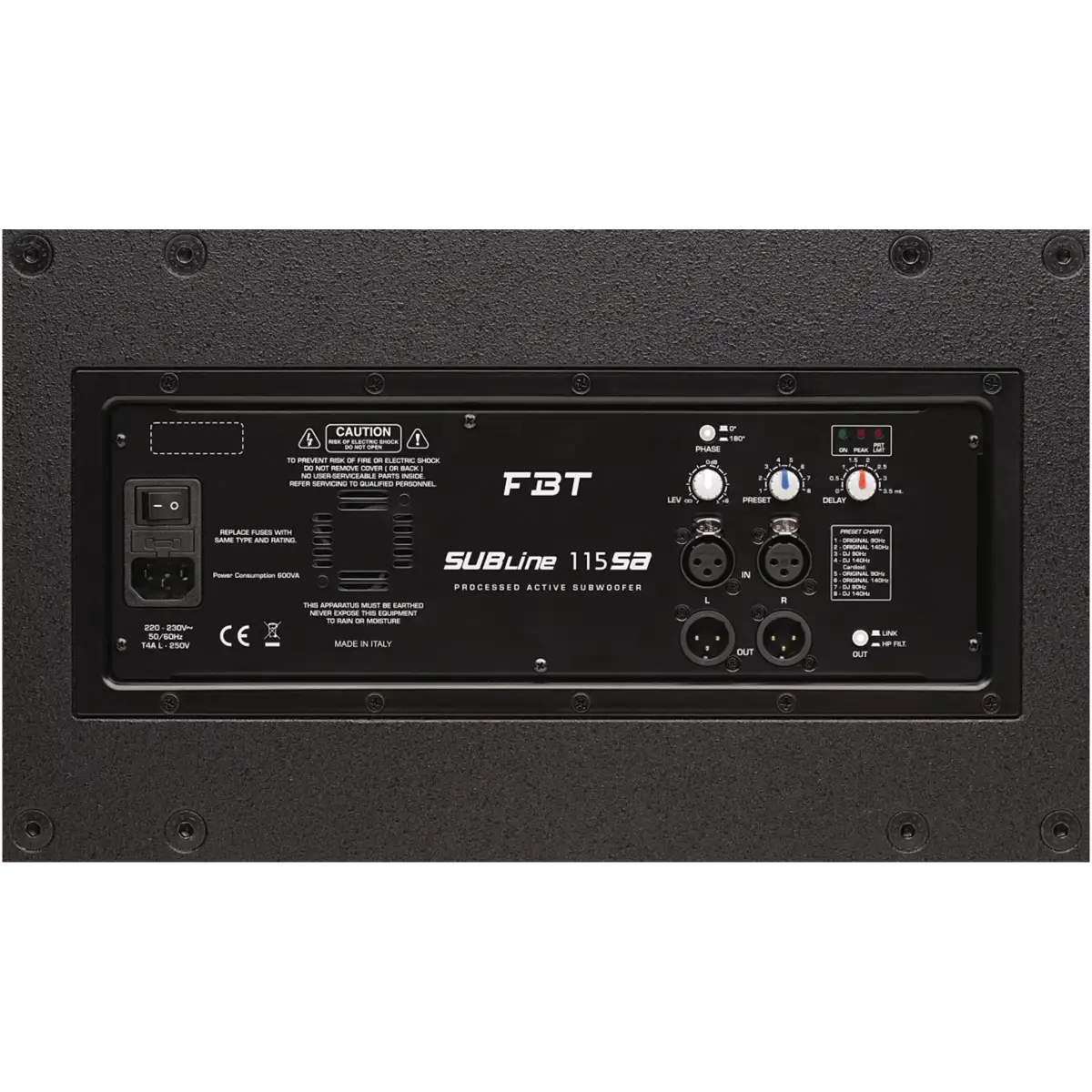Fbt - SUBLINE115SA Active Sub 15IN 700W Rms - Image 3