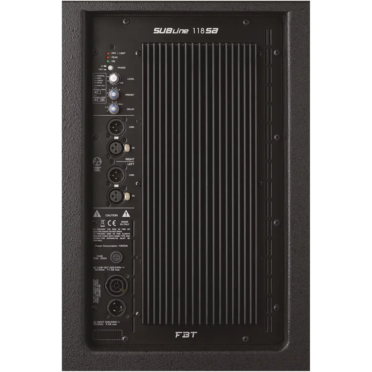 Fbt - SUBLINE118SA Active Sub 18IN 1200W Rms - Image 3
