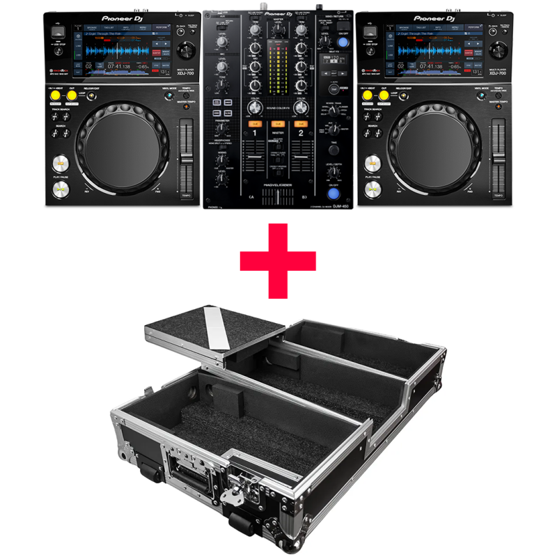 Pioneer XDJ700 & DJM450 Bundle with Flight Case