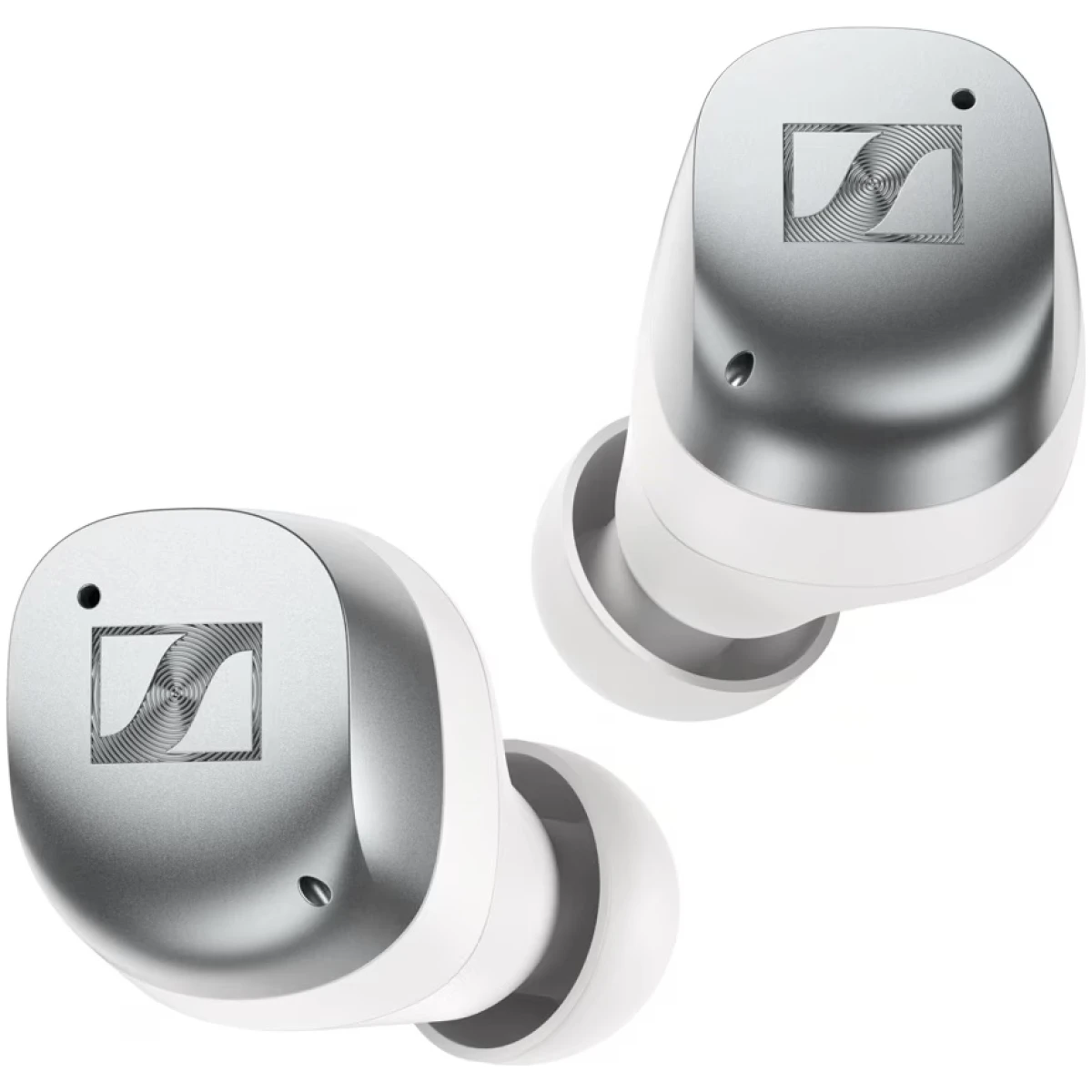 Sennheiser Momentum 4 True Wireless Earphones (White Silver) - Image 3