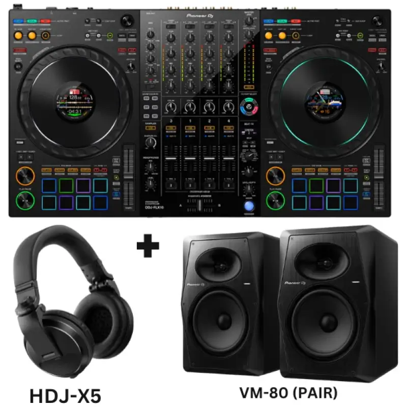 Pioneer DDJ-FLX10/ VM80 Bundle
