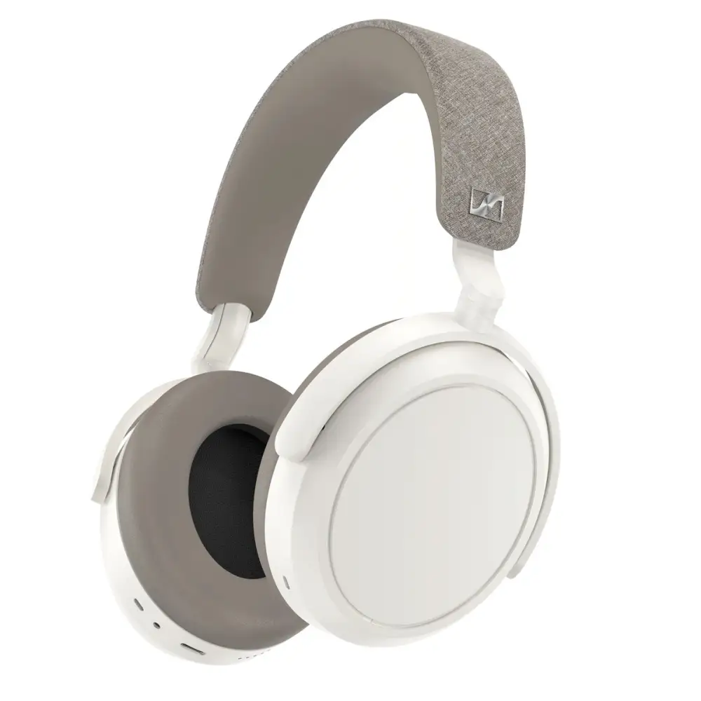 sennheiser-momentum-4-noise-cancelling-wireless-over-ear-headphones-white-bluetooth-earphones-491 Sennheiser M4 AEBT Around Ear Wireless Headphone White - Image 1