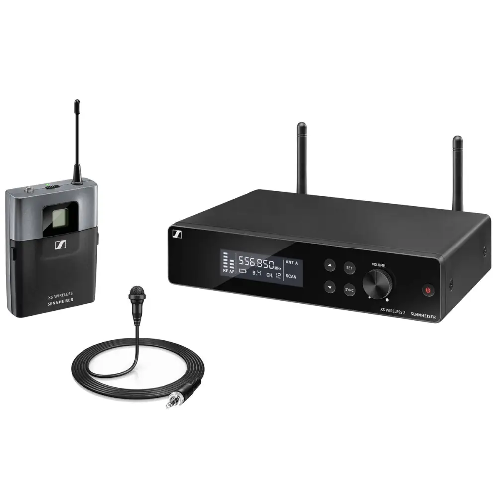 sennheiser-xsw-2-me2-b-wireless-lavalier-set-lapel-systems-324 Sennheiser XSW 2-ME2-B Wireless Lavalier Set - Image 1