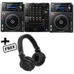 Pioneer XDJ-1000/DJM 750MK2 Bundle With Free Cue 1