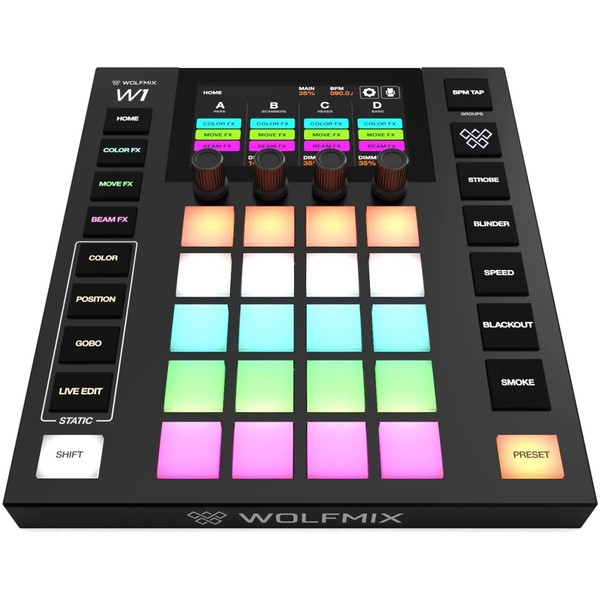 Beamz Wolfmix W1 MK2 Lighting Controller - Image 4