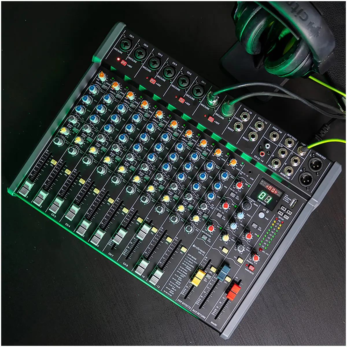 Citronic Cmc - 16 16CH Music Mixer DSP/BT/MP3/USB - Image 3