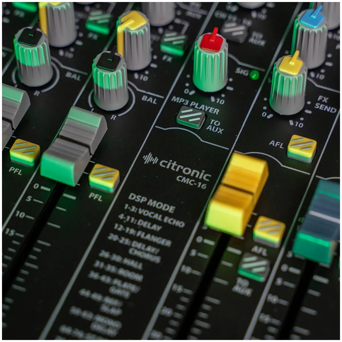 Citronic Cmc - 16 16CH Music Mixer DSP/BT/MP3/USB - Image 4