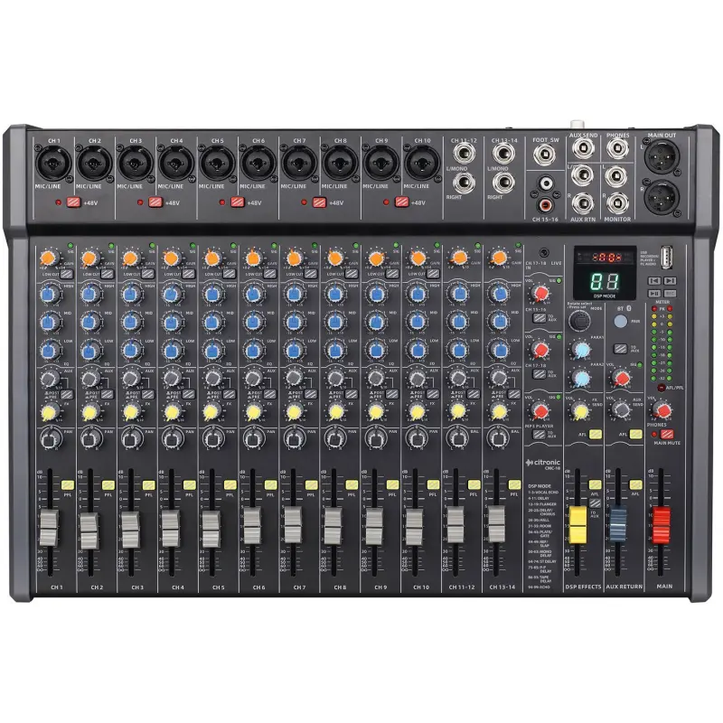Citronic Cmc - 18 18CH Music Mixer DSP/BT/MP3/USB