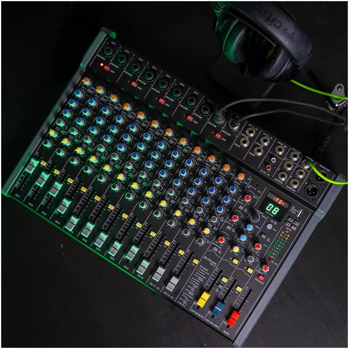 Citronic Cmc - 18 18CH Music Mixer DSP/BT/MP3/USB - Image 5